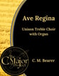 Ave Regina Unison choral sheet music cover